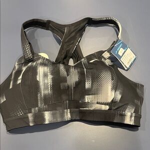 Brooks Black and Gray Sports Bra